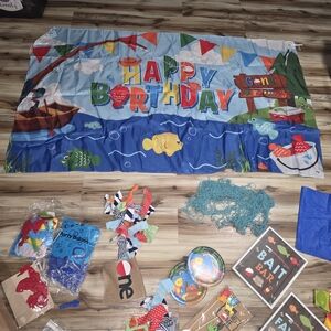 1st Birthday Party Fish Bundle